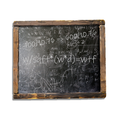 wtf on chalkboard