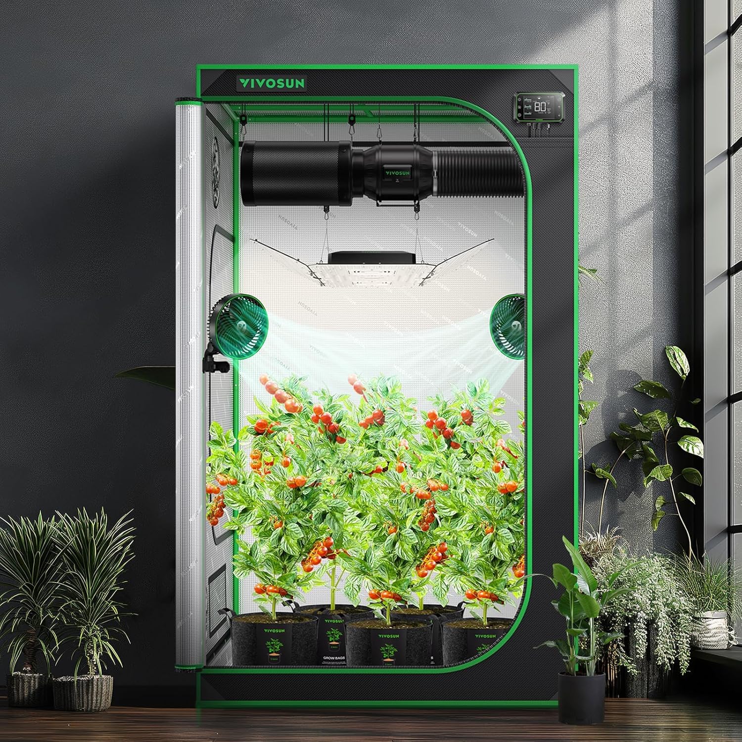Pimped-out cannabis grow tent