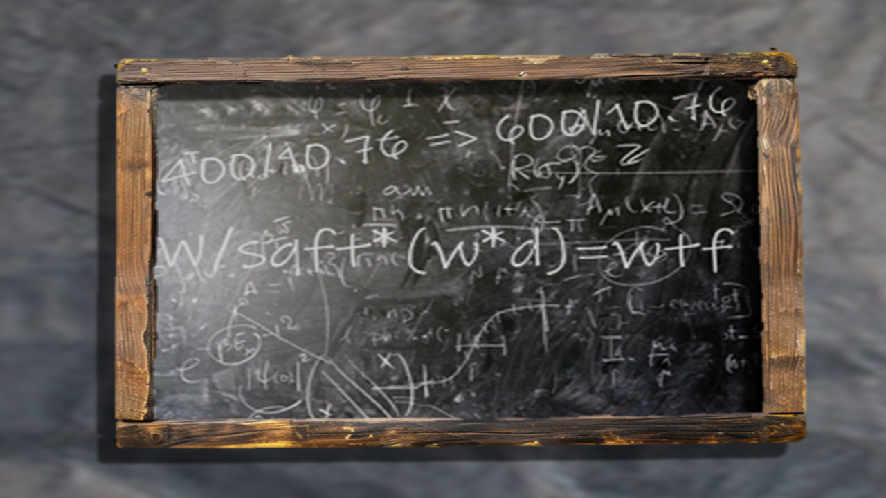 wtf math on chalkboard